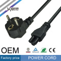 Cordon d&#39;alimentation SIPU de haute qualité, cordon d&#39;alimentation UE, homologation VDE EU Plug mickey cable femelle